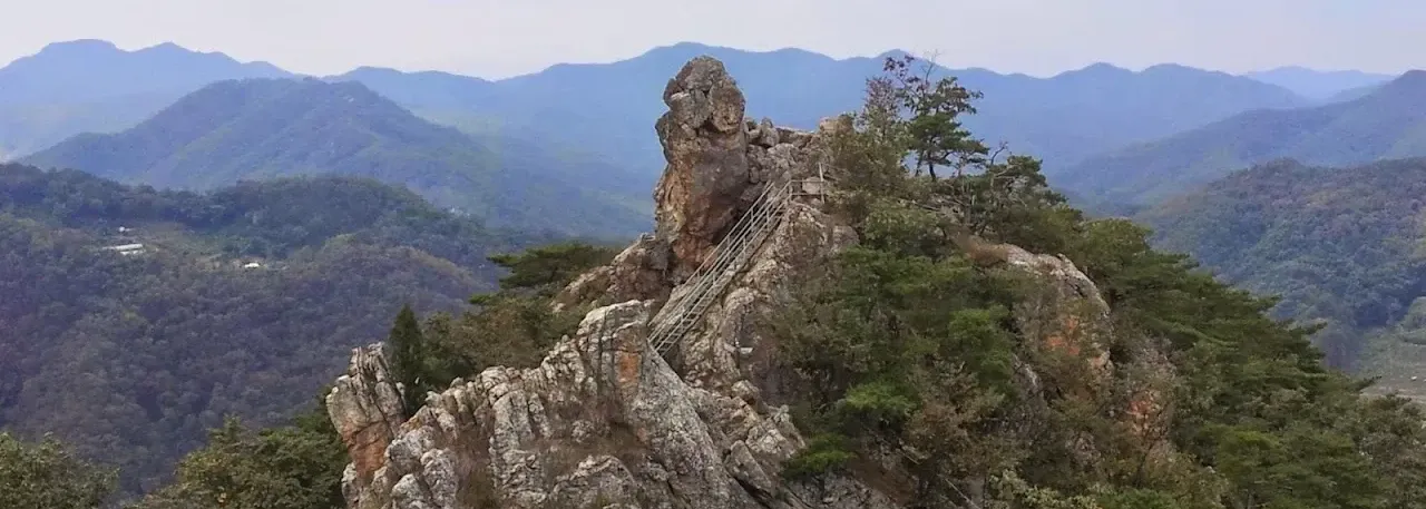 홍천 팔봉산 종주코스 산행 사진