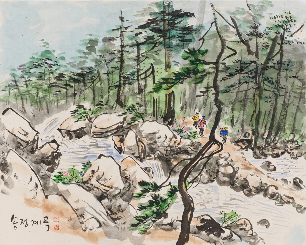 지리산 둘레길 송정-오미 구간