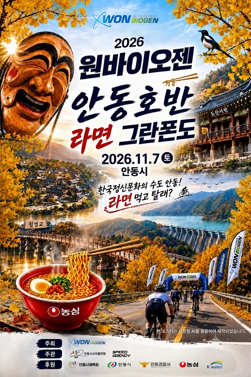 2026 원바이오젠 안동호반 라면 그란폰도